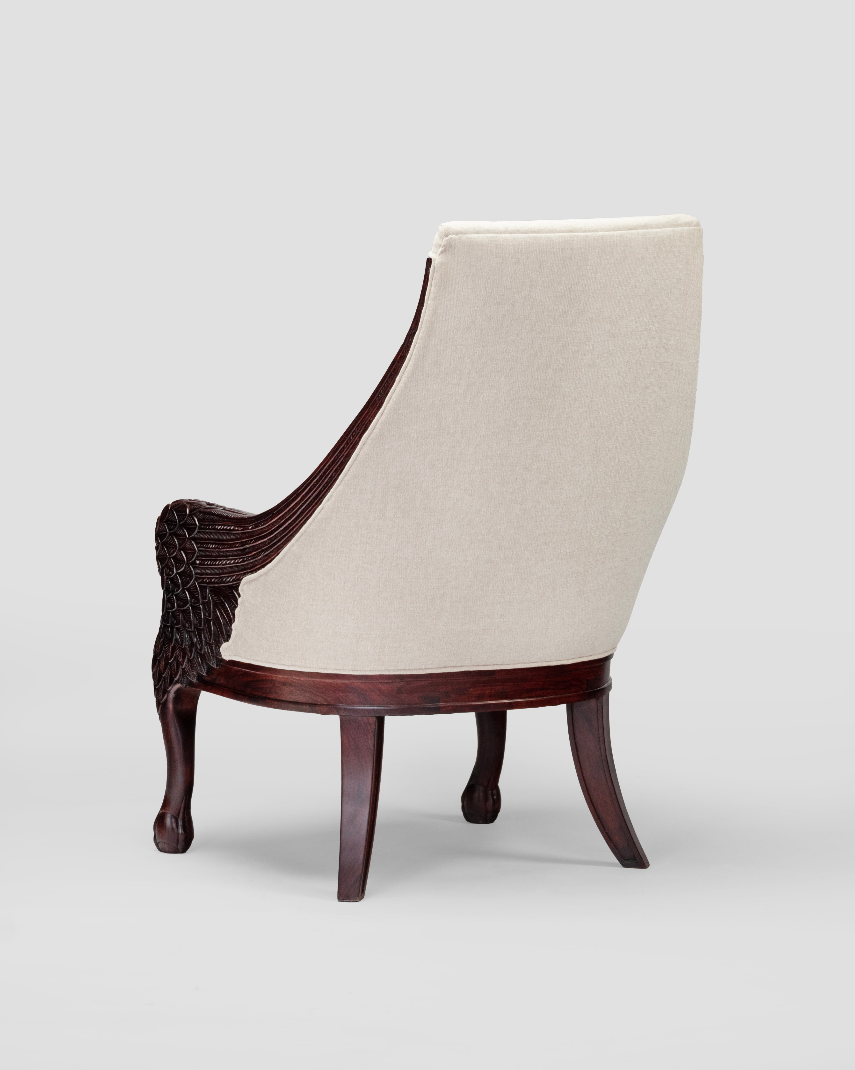 Magnus Hand Carved Arm Chair